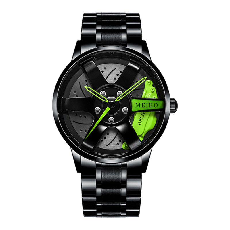 Men's Quartz Watch, Round Circle Case Stainless Steel Wristwatch For Men, Ideal choice for Gifts