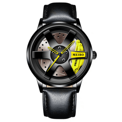 Men's Quartz Watch, Round Circle Case Stainless Steel Wristwatch For Men, Ideal choice for Gifts