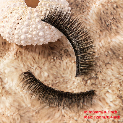 5 Pairs of Natural-Looking 3D Mink False Eyelashes - Fluffy, Wispy & Long-Lasting!